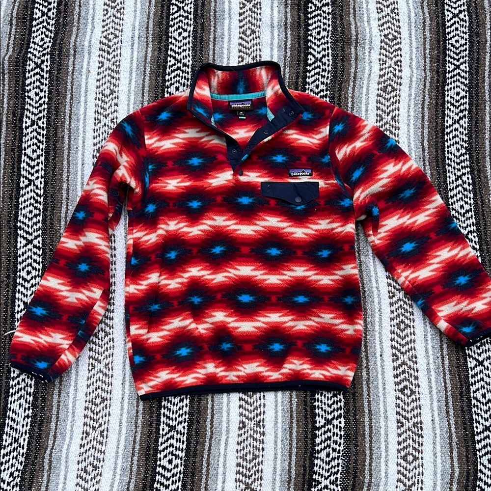 Patagonia Synchilla Vintage Patterned Fleece Women's Sweater